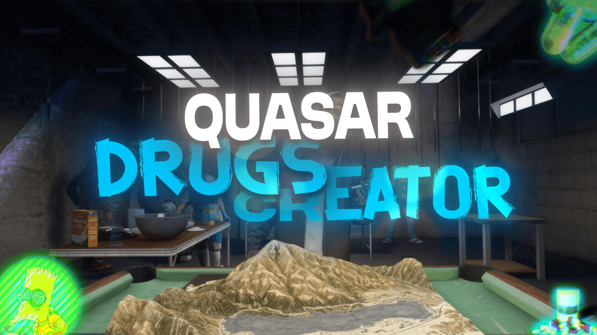 FiveM Drugs Creator 2.0: Advanced Drug System, Labs, NPC Selling, Money Laundering & Illegal Economy